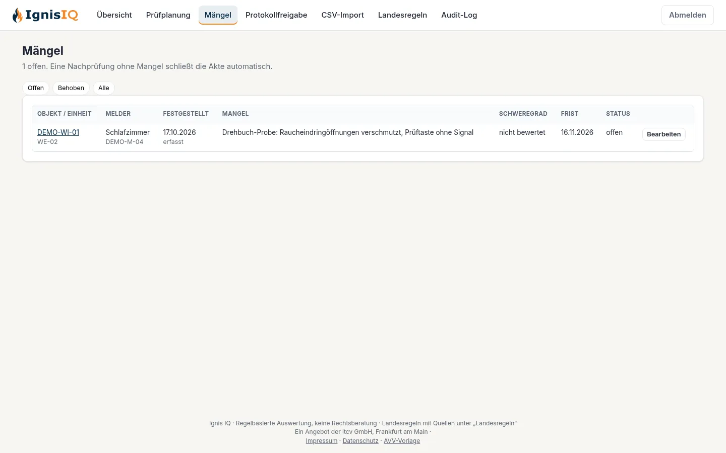 Mängelliste